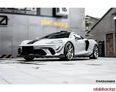McLaren Carbonado DryCF WP Style Front Lip for McLaren GT 2020-2023, Part No: DRYCFMcLarenGT-FL - DRYCFMcLarenGT-FL