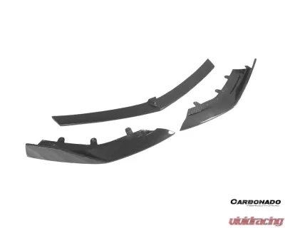 McLaren Carbonado DryCF WP Style Front Lip for McLaren GT 2020-2023, Part No: DRYCFMcLarenGT-FL - DRYCFMcLarenGT-FL