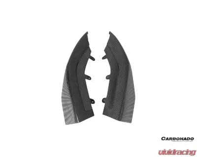 McLaren Carbonado DryCF WP Style Front Lip for McLaren GT 2020-2023, Part No: DRYCFMcLarenGT-FL - DRYCFMcLarenGT-FL