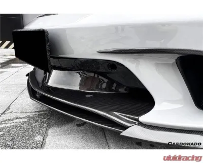 McLaren Carbonado DryCF WP Style Front Lip for McLaren GT 2020-2023, Part No: DRYCFMcLarenGT-FL - DRYCFMcLarenGT-FL