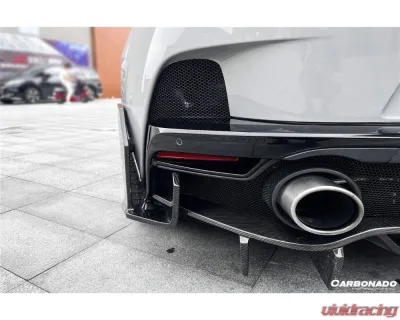 Carbonado DryFGCF WP Style Rear Bumper Side Winglets McLaren GT 2020-2023 - DRYFGCFMcLarenGT-RBCRD