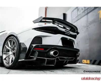 Carbonado DryFGCF WP Style Rear Bumper Side Winglets McLaren GT 2020-2023 - DRYFGCFMcLarenGT-RBCRD