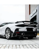 Carbonado DryFGCF WP Style Rear Bumper Side Winglets McLaren GT 2020-2023                                     - DRYFGCFMcLarenGT-RBCRD - Image 9