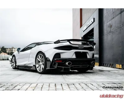 Carbonado DryFGCF WP Style Rear Bumper Side Winglets McLaren GT 2020-2023 - DRYFGCFMcLarenGT-RBCRD