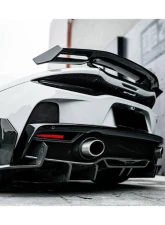 Carbonado DryCF WP Style Rear Diffuser Lip McLaren GT 2020-2023                                     - DRYCFMcLarenGT-RD - Image 8