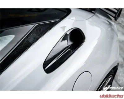 McLaren Carbonado DryCF WP Style Side Air Intake Fins 2020-2023 McLaren GT - DRYCFMcLarenGT-SAIV