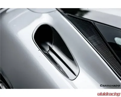 McLaren Carbonado DryCF WP Style Side Air Intake Fins 2020-2023 McLaren GT - DRYCFMcLarenGT-SAIV