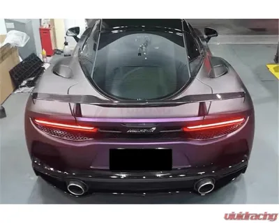McLaren Carbonado DryCF MS Style Trunk Wing for McLaren GT 2020-2023, Part No: DRYCFMcLaren GT MSO-W - DRYCFMcLarenGTMSO-W