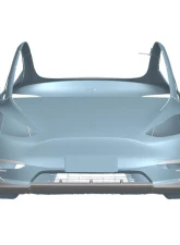 Carbonado DryCF AD Style Front Daytime Running Light Covers Tesla Model Y 2020-2024                                     - DRYCFModelY-MAN-AD-DRLC - Image 2