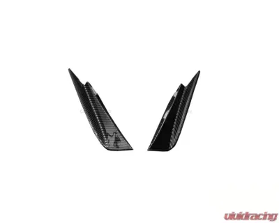 Carbonado DryCF MSY Style Front Bumper Canards Maserati MC20 2020-2024 - DRYCFOD-MC20MSY-CRD