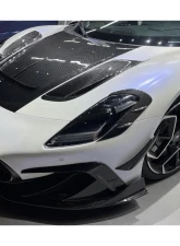 Carbonado DryCF MSY Style Front Bumper Canards Maserati MC20 2020-2024                                     - DRYCFOD-MC20MSY-CRD - Image 9