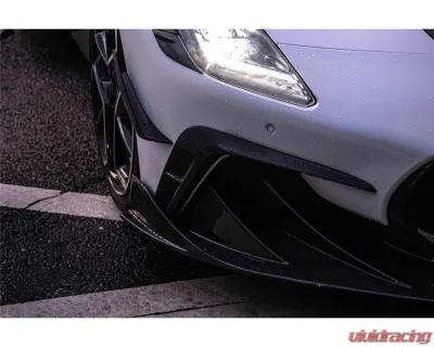 Carbonado Carbon Fiber Front Bumper Vents for Maserati MC20 2020-2024, Part No: OD-MC20MSY-FBVT - DRYCFOD-MC20MSY-FBVT