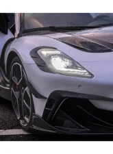 Carbonado Carbon Fiber Front Bumper Vents for Maserati MC20 2020-2024, Part No: OD-MC20MSY-FBVT                                     - DRYCFOD-MC20MSY-FBVT - Image 3