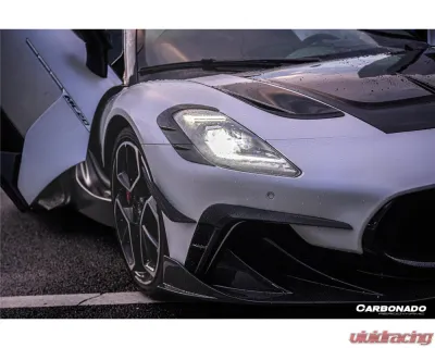 Carbonado Carbon Fiber Front Bumper Vents for Maserati MC20 2020-2024, Part No: OD-MC20MSY-FBVT - DRYCFOD-MC20MSY-FBVT