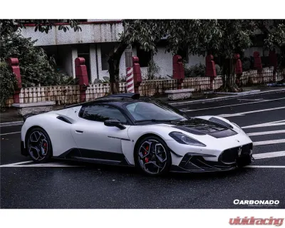 Carbonado DryCF MSY Style Front Lip Maserati MC20 2020-2024 - DRYCFOD-MC20MSY-FL