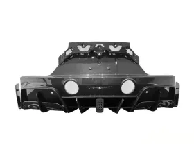 Carbonado DryCF MSY Style Rear Diffuser w/ Brake Light Maserati MC20 2020-2024