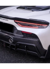 Carbonado DryCF MSY Style Rear Diffuser w/ Brake Light Maserati MC20 2020-2024                                     - DRYCFOD-MC20MSY-RD - Image 2