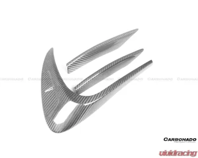Carbonado DryFGCF MSY Style Rear Bumper Side Vents Mercedes-Benz S-Class 2021-2024 - DRYFGCFOD-W223MSY-RBSV