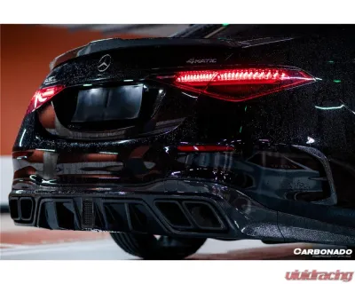 Carbonado DryFGCF MSY Style Rear Bumper Side Vents Mercedes-Benz S-Class 2021-2024 - DRYFGCFOD-W223MSY-RBSV