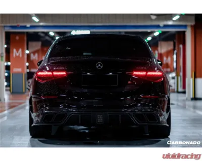 Carbonado DryFGCF MSY Style Rear Bumper Side Vents Mercedes-Benz S-Class 2021-2024 - DRYFGCFOD-W223MSY-RBSV