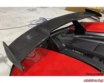 McLaren Carbonado DryCF MS Style Trunk Wing for 540C, 570S, 570GT 2015-2020 - DRYCFODMCLAREN570MSO-W