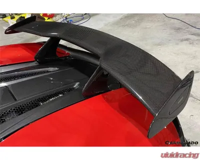 McLaren Carbonado DryCF MS Style Trunk Wing for 540C, 570S, 570GT 2015-2020 - DRYCFODMCLAREN570MSO-W
