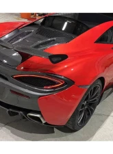 McLaren Carbonado DryCF MS Style Trunk Wing for 540C, 570S, 570GT 2015-2020                                     - DRYCFODMCLAREN570MSO-W - Image 8