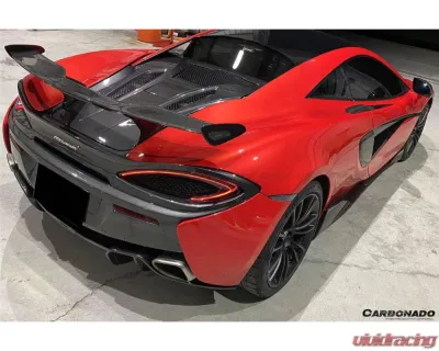 McLaren Carbonado DryCF MS Style Trunk Wing for 540C, 570S, 570GT 2015-2020 - DRYCFODMCLAREN570MSO-W