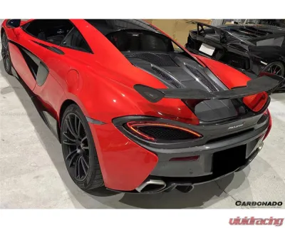 McLaren Carbonado DryCF MS Style Trunk Wing for 540C, 570S, 570GT 2015-2020 - DRYCFODMCLAREN570MSO-W