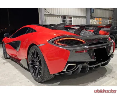 McLaren Carbonado DryCF MS Style Trunk Wing for 540C, 570S, 570GT 2015-2020 - DRYCFODMCLAREN570MSO-W