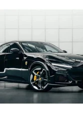 Ferrari Purosangue 2023-2025 Carbonado Dry Carbon Fiber OEM Style Front Lip                                     - DRYCFPurosangue-MAN-OEM-FL - Image 4