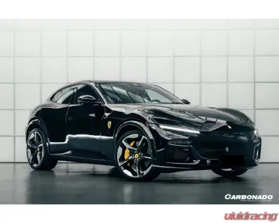 Ferrari Purosangue 2023-2025 Carbonado Dry Carbon Fiber OEM Style Front Lip - DRYCFPurosangue-MAN-OEM-FL