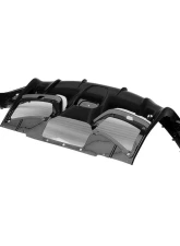 Carbonado DryCF OEM Style Rear Diffuser Ferrari Purosangue 2023-2025                                     - DRYCFPurosangue-MAN-OEM-RD - Image 2