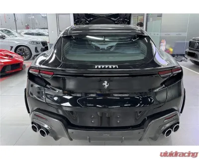 Carbonado DryCF OEM Style Rear Diffuser Ferrari Purosangue 2023-2025 - DRYCFPurosangue-MAN-OEM-RD