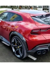 Carbonado DryCF OEM Style Rear Diffuser Ferrari Purosangue 2023-2025                                     - DRYCFPurosangue-MAN-OEM-RD - Image 8