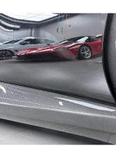 Carbonado DryCF OEM Style Side Skirts Ferrari Purosangue 2023-2025                                     - DRYCFPurosangue-OD-OEM-SS - Image 4