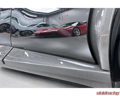 Carbonado DryCF OEM Style Side Skirts Ferrari Purosangue 2023-2025 - DRYCFPurosangue-OD-OEM-SS
