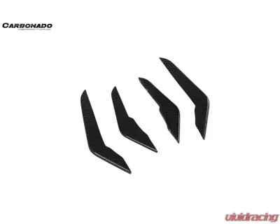 Carbonado DryCF AD Style Front Canards Audi RS3 2023-2025 - DRYCFRS3-MAN-AD-CRD