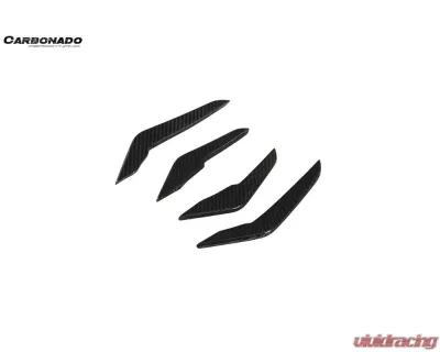Carbonado DryCF AD Style Front Canards Audi RS3 2023-2025 - DRYCFRS3-MAN-AD-CRD