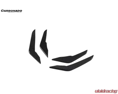 Carbonado DryCF AD Style Front Canards Audi RS3 2023-2025 - DRYCFRS3-MAN-AD-CRD