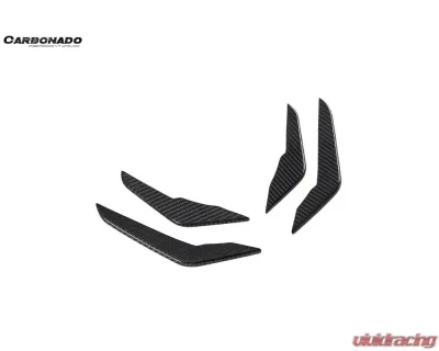 Carbonado DryCF AD Style Front Canards Audi RS3 2023-2025 - DRYCFRS3-MAN-AD-CRD