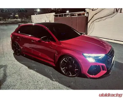 Carbonado DryCF Front Lip for Audi RS3 2023-2025 - AD Style, Brand New - DRYCFRS3-MAN-AD-FL