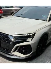 Carbonado DryCF Front Lip for Audi RS3 2023-2025 - AD Style, Brand New                                     - DRYCFRS3-MAN-AD-FL - Image 9