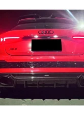 Carbonado DryCF AD Style Rear Diffuser Lip Audi RS3 2023-2025                                     - DRYCFRS3-MAN-AD-RD - Image 4