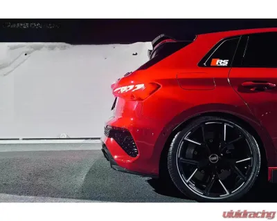 Carbonado DryCF AD Style Rear Diffuser Lip Audi RS3 2023-2025 - DRYCFRS3-MAN-AD-RD
