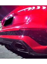 Carbonado DryCF AD Style Rear Diffuser Lip Audi RS3 2023-2025                                     - DRYCFRS3-MAN-AD-RD - Image 4