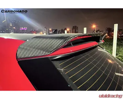 Carbonado Dry Carbon Fiber Roof Spoiler for Audi RS3 2023-2025, Part No RS3-MAN-AD-RS - DRYCFRS3-MAN-AD-RS
