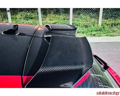 Carbonado Dry Carbon Fiber Roof Spoiler for Audi RS3 2023-2025, Part No RS3-MAN-AD-RS - DRYCFRS3-MAN-AD-RS