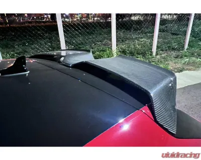 Carbonado Dry Carbon Fiber Roof Spoiler for Audi RS3 2023-2025, Part No RS3-MAN-AD-RS - DRYCFRS3-MAN-AD-RS