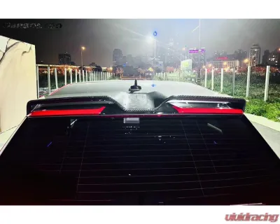 Carbonado Dry Carbon Fiber Roof Spoiler for Audi RS3 2023-2025, Part No RS3-MAN-AD-RS - DRYCFRS3-MAN-AD-RS